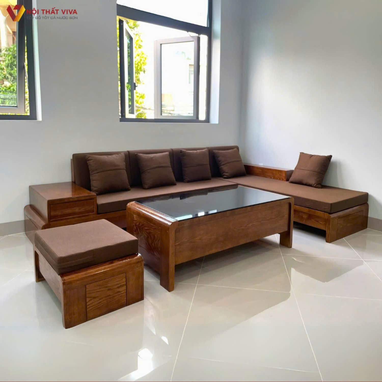 Trọn bộ sofa ph&ograve;ng kh&aacute;ch hiện đại, tối ưu kh&ocirc;ng gian, tăng gi&aacute; trị ng&ocirc;i nh&agrave;