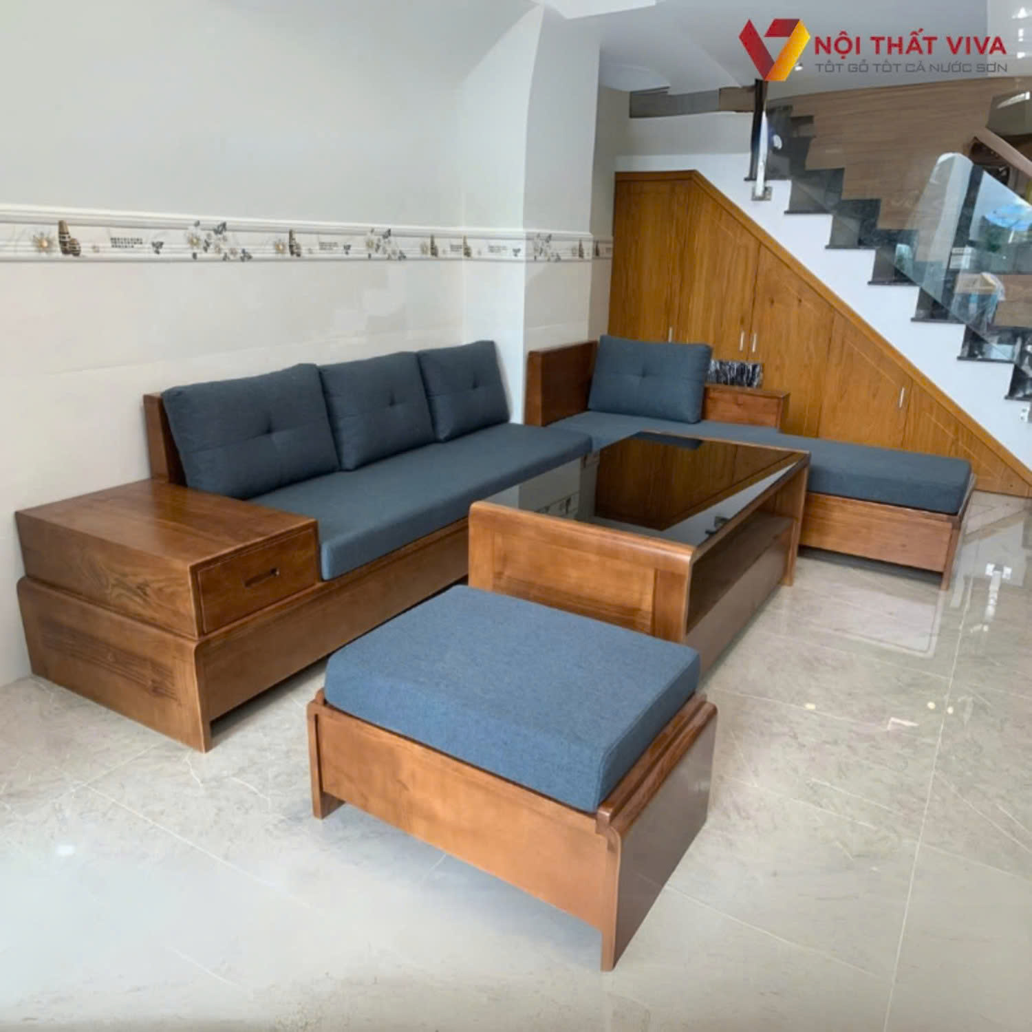 Trọn bộ sofa ph&ograve;ng kh&aacute;ch hiện đại, tối ưu kh&ocirc;ng gian, tăng gi&aacute; trị ng&ocirc;i nh&agrave;