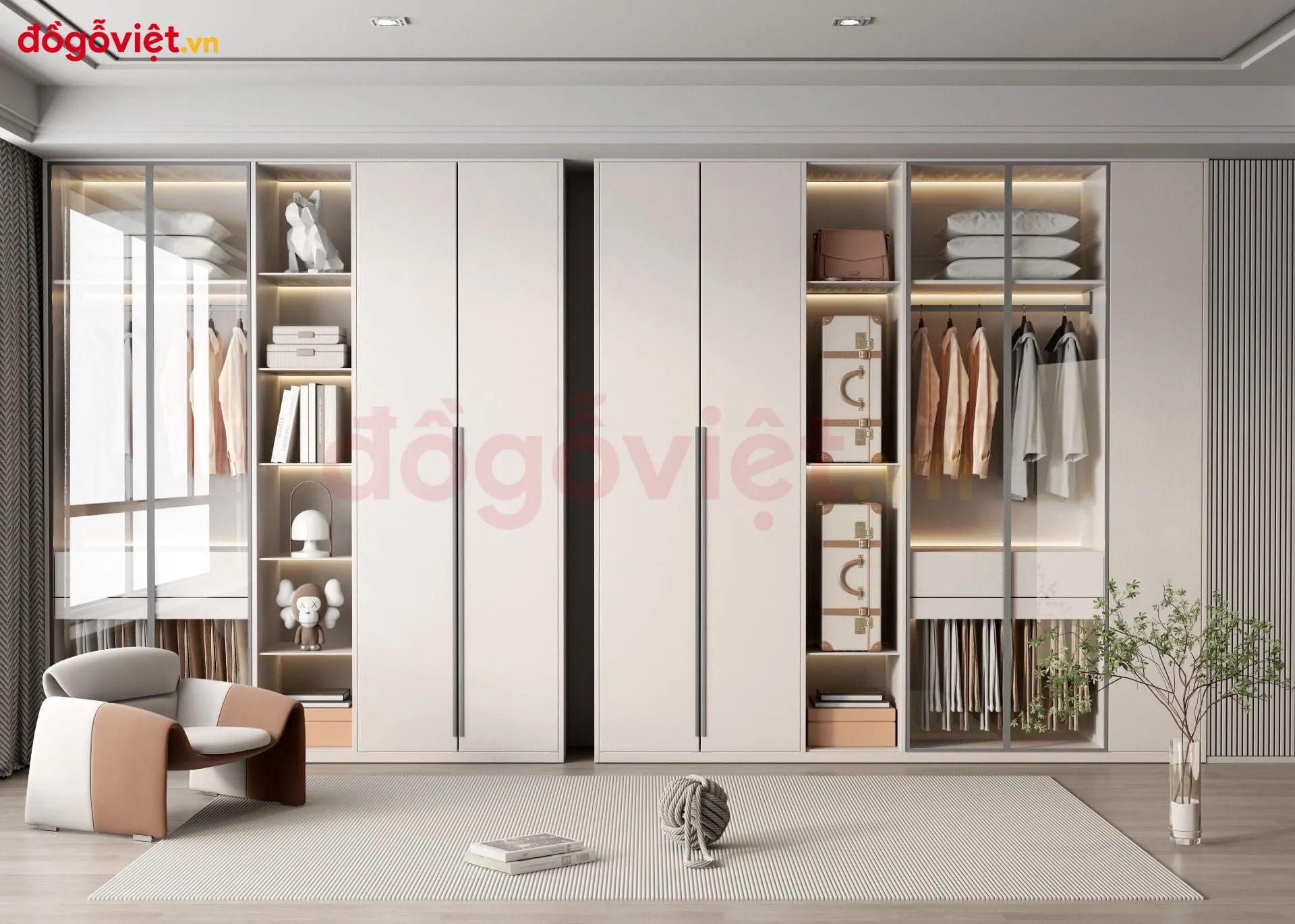 Tủ quần áo kính cường lực có thật sự tốt? Khi nào nên lắp đặt cho phòng ngủ?