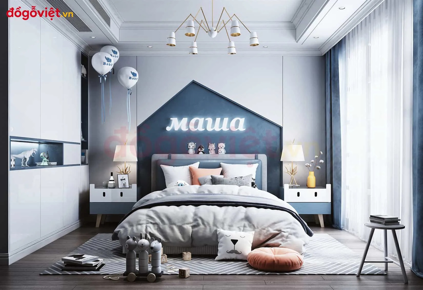  15+ mẫu phòng ngủ 2 bé trai đẹp, hiện đại & tiện nghi dẫn đầu xu hướng
