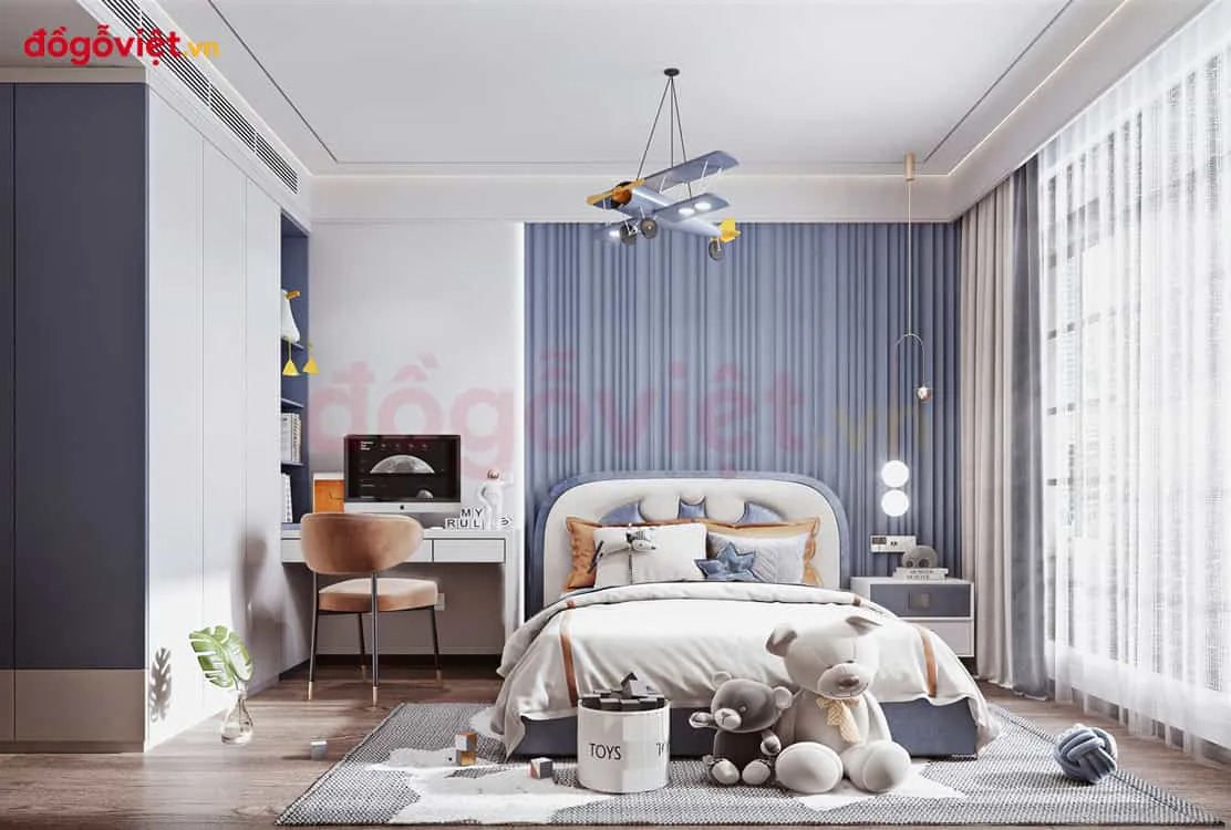  15+ mẫu phòng ngủ 2 bé trai đẹp, hiện đại & tiện nghi dẫn đầu xu hướng