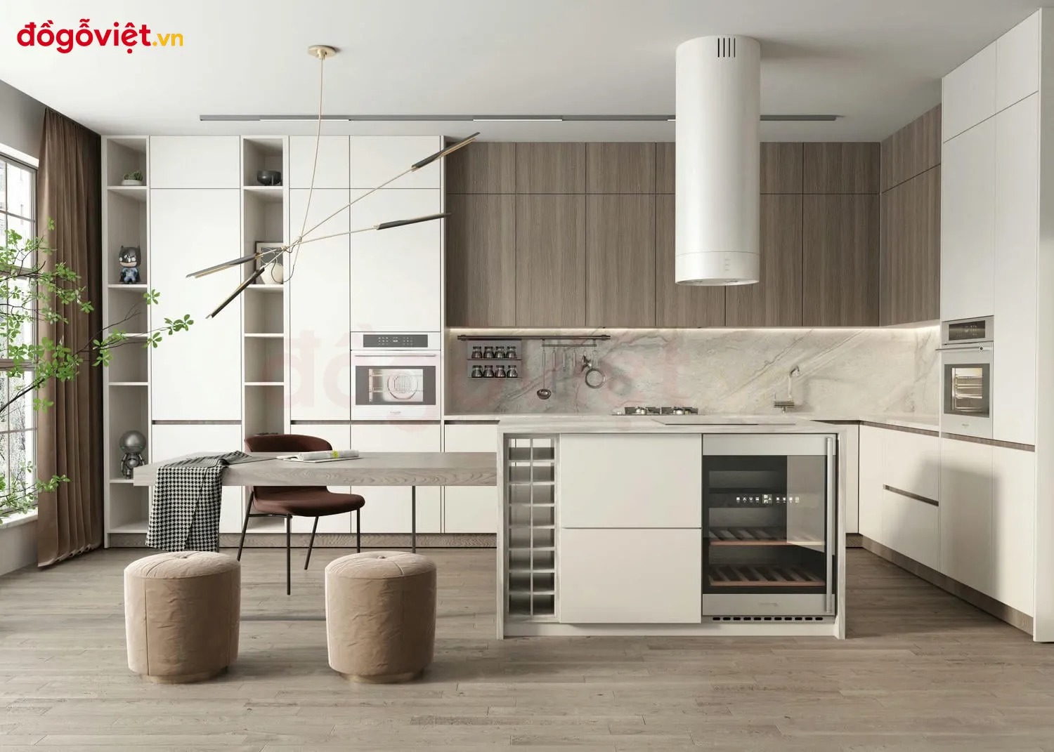 Top 9+ mẫu tủ bếp cao cấp, thiết kế hiện đại, sang trọng đang được ưa chuộng