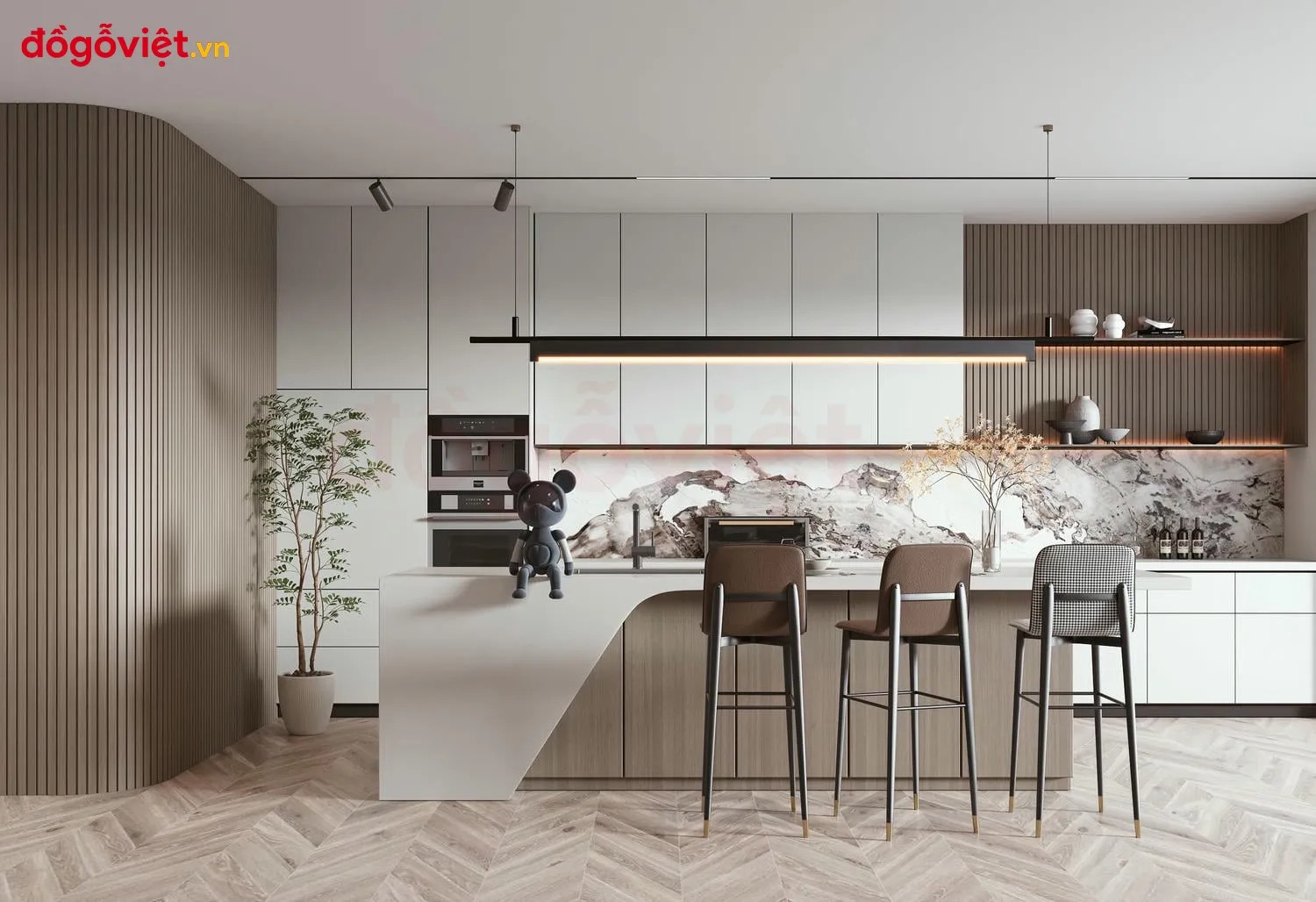 Top 9+ mẫu tủ bếp cao cấp, thiết kế hiện đại, sang trọng đang được ưa chuộng