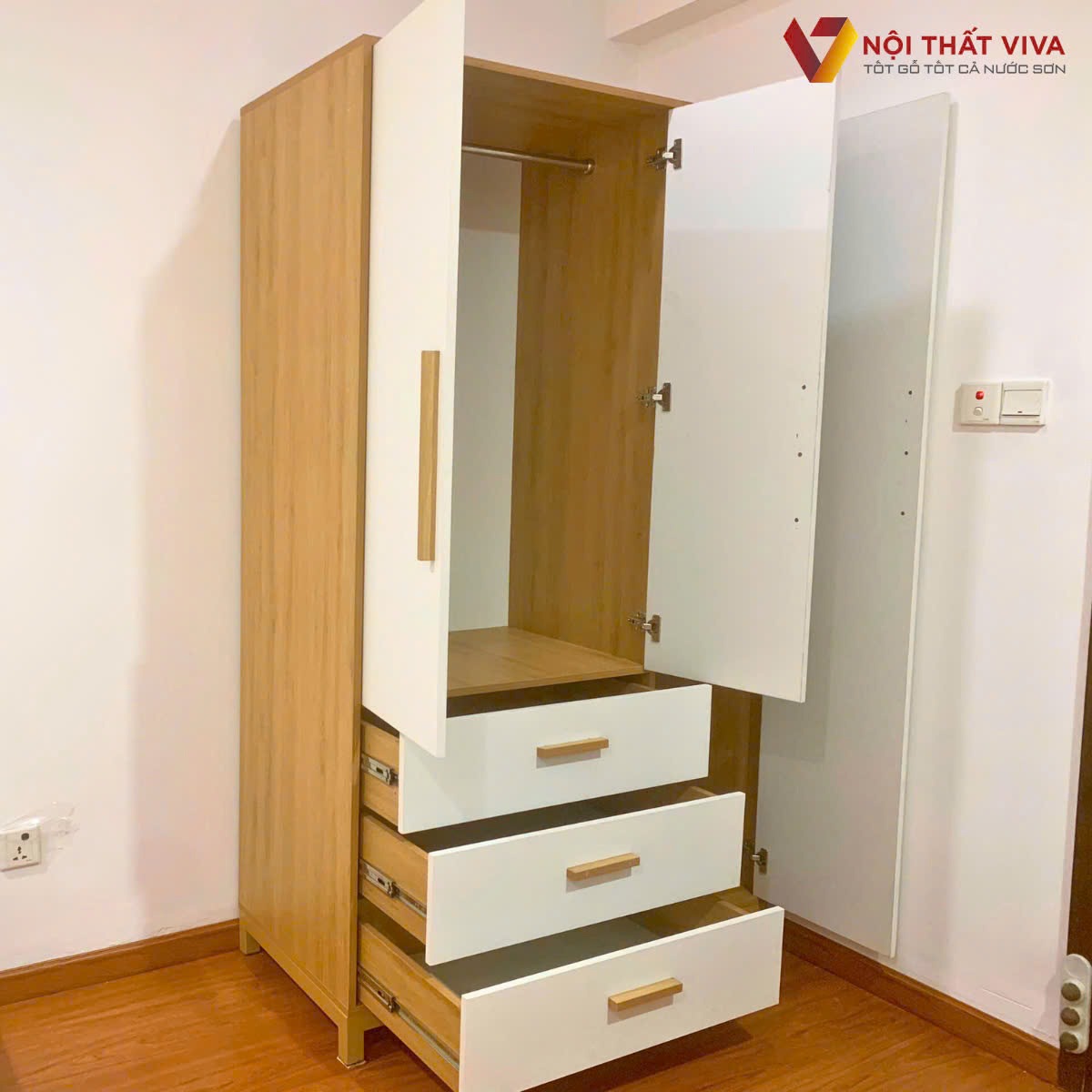 15+  mẫu tủ quần áo nhỏ gọn đẹp, tiết kiệm không gian tối ưu cho phòng ngủ