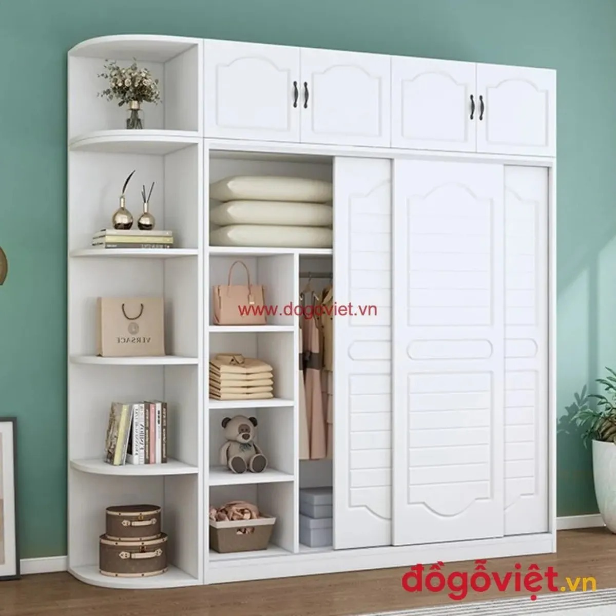 15+ mẫu tủ quần áo trắng đẹp, hiện đại, dễ phối nội thất mọi không gian 15+ mẫu tủ quần áo trắng đẹp, hiện đại, dễ phối nội thất mọi không gian