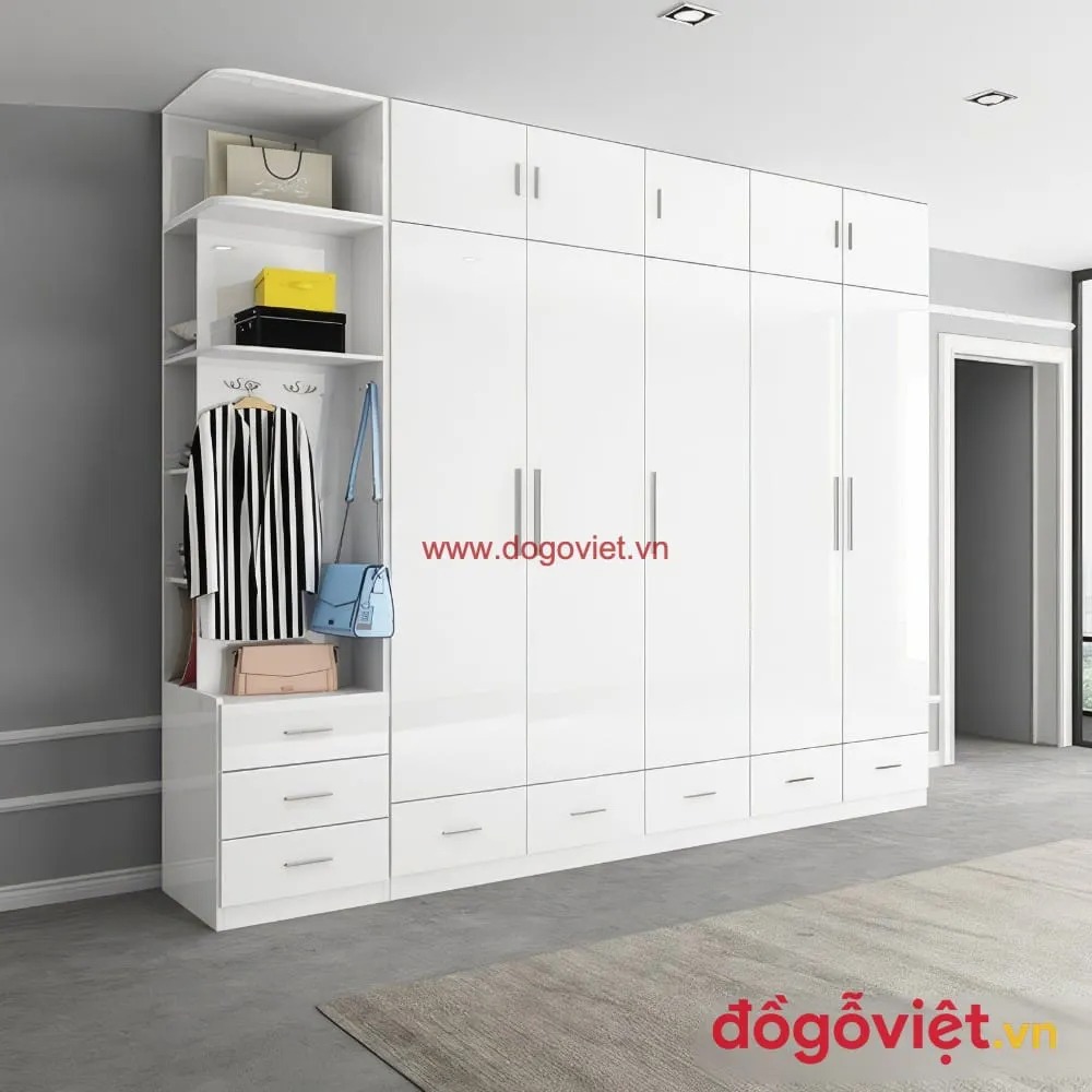 15+ mẫu tủ quần áo trắng đẹp, hiện đại, dễ phối nội thất mọi không gian 15+ mẫu tủ quần áo trắng đẹp, hiện đại, dễ phối nội thất mọi không gian