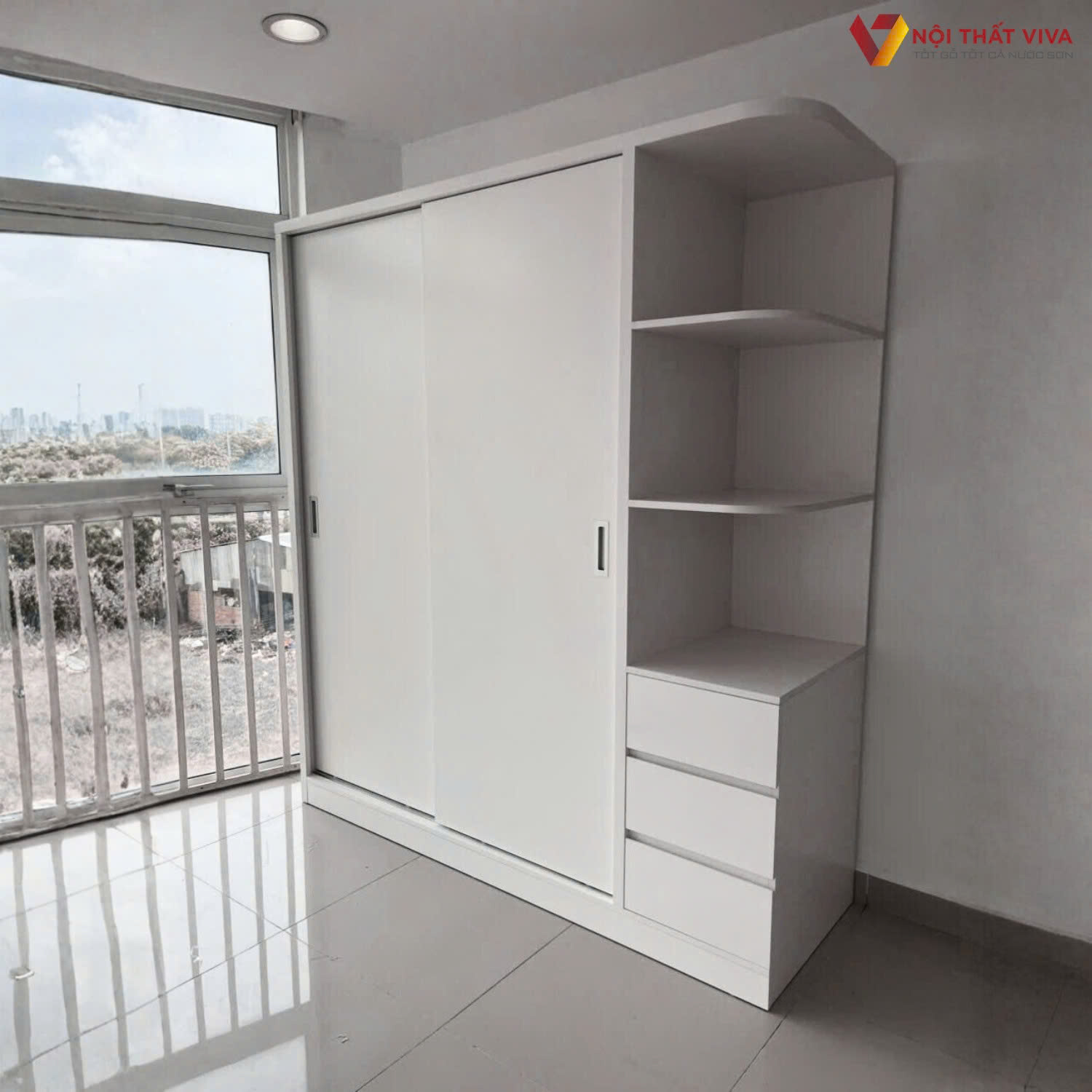 Top 10 mẫu tủ quần áo có kệ góc đẹp, hiện đại, tối ưu không gian nhất