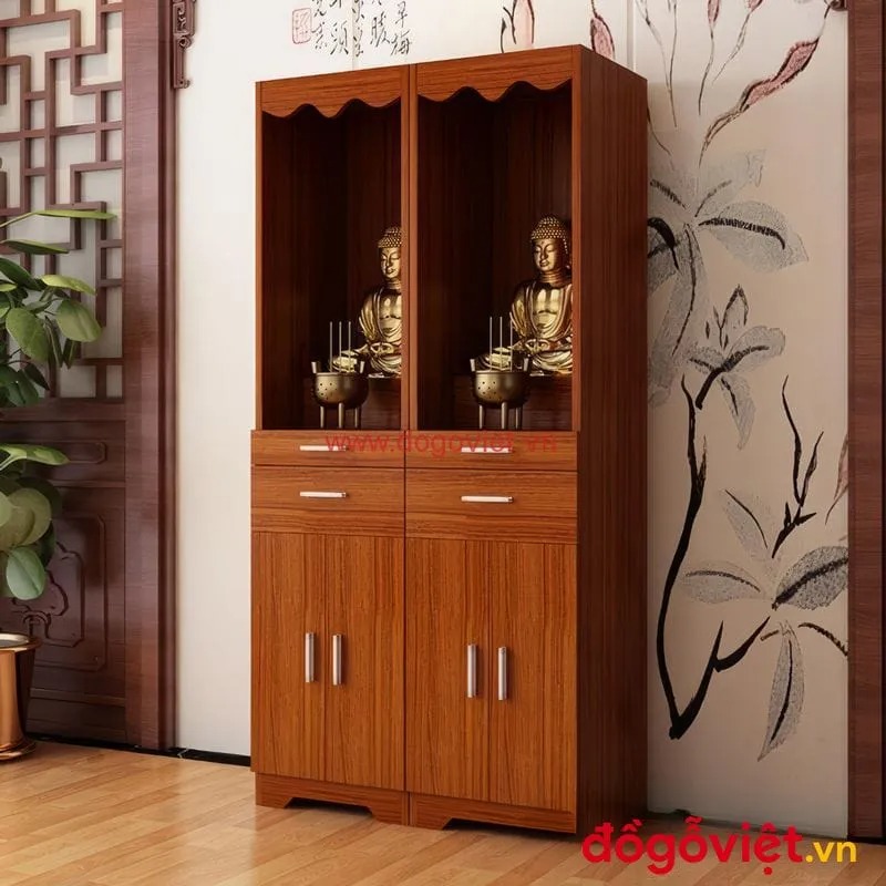 Tổng hợp mẫu tủ thờ gỗ đẹp nhất, hợp phong thủy, giá tốt hiện nay