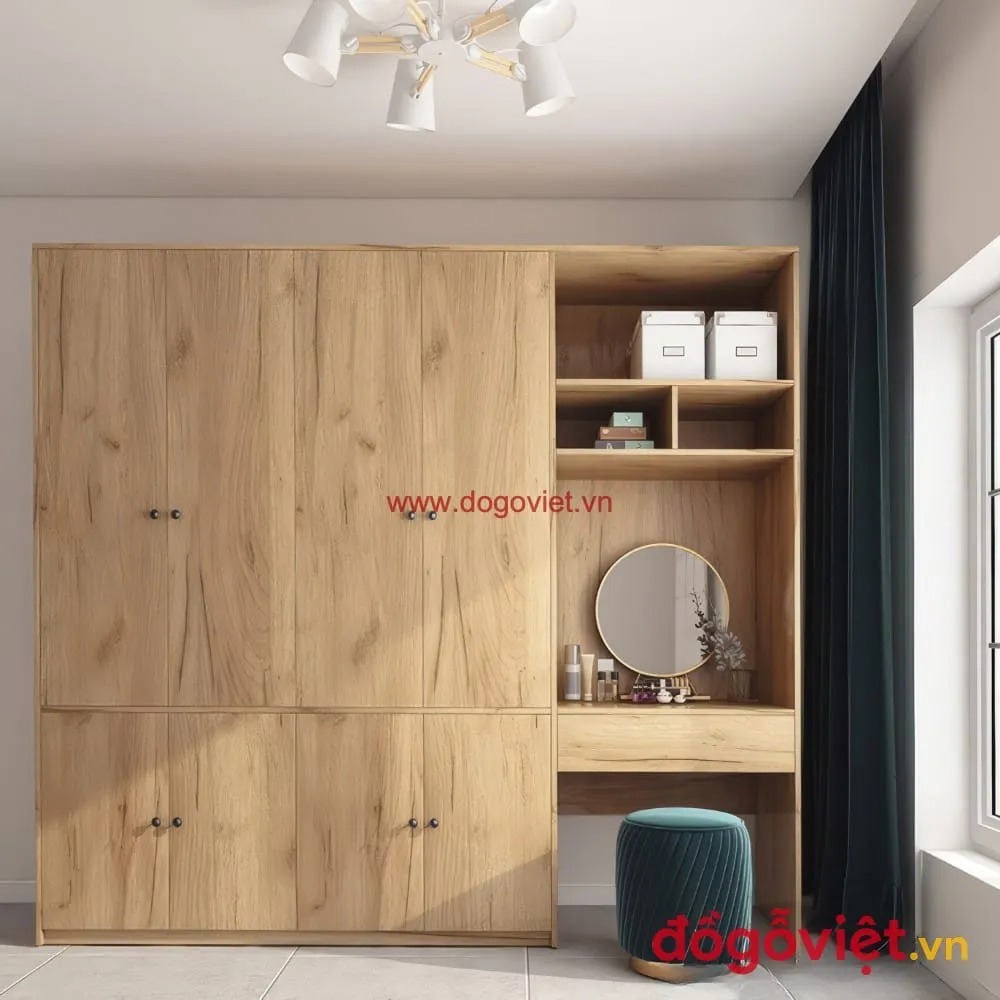 Top 4 mẫu tủ gỗ quần &aacute;o đẹp, hiện đại n&ecirc;n sắm dịp Tết 2026