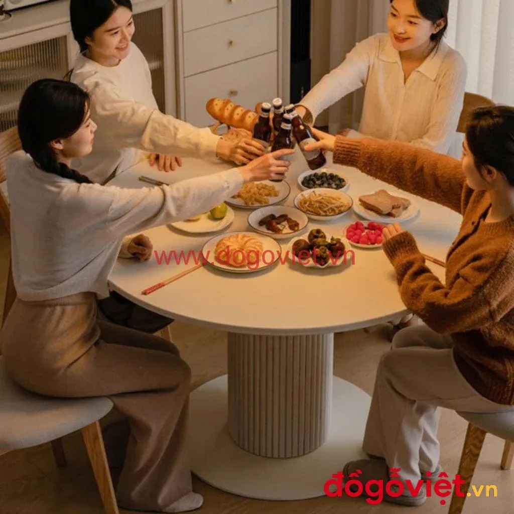 Cập nhật xu hướng bộ bàn ăn 6 ghế gỗ tự nhiên đẹp và bền bỉ nhất