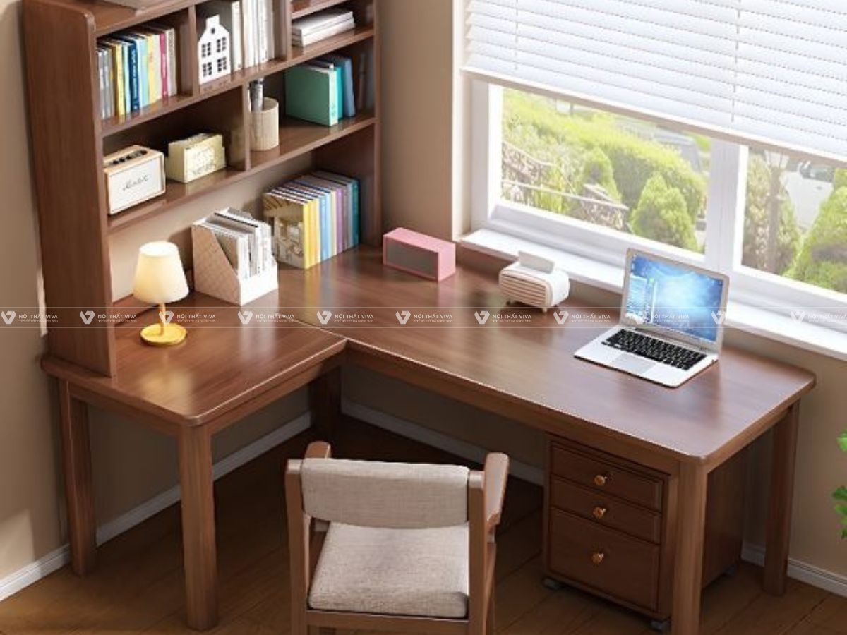 20+ Mẫu bàn học góc tường đẹp, đa năng giúp trẻ học tập hứng thú hơn