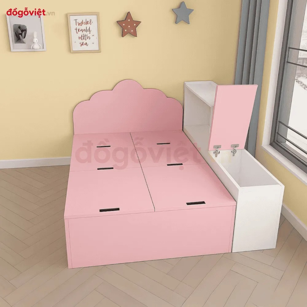 20+ mẫu giường trẻ em 1m2 đẹp, chắc chắn, phù hợp cho bé trai, bé gái