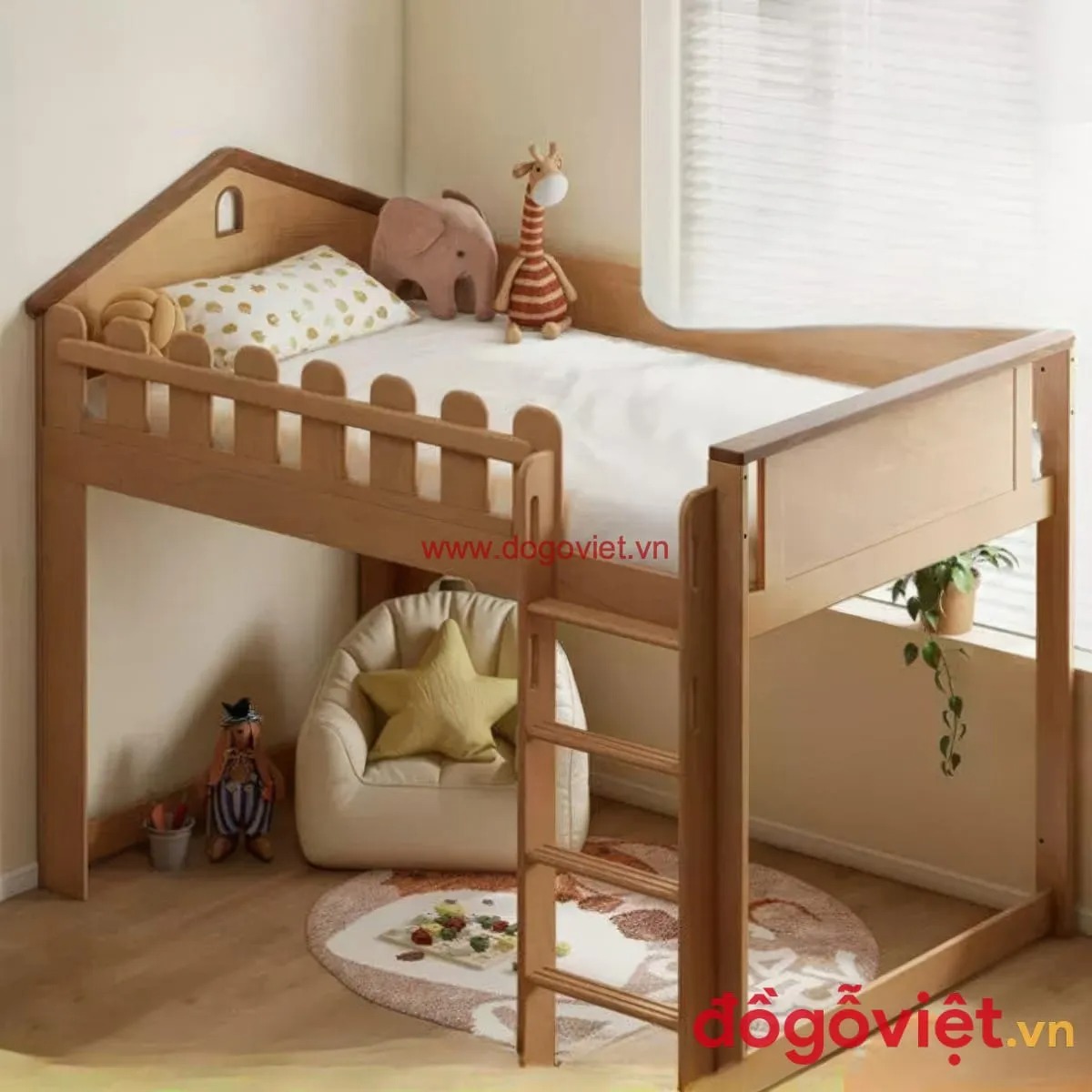 20+ mẫu giường trẻ em 1m2 đẹp, chắc chắn, phù hợp cho bé trai, bé gái