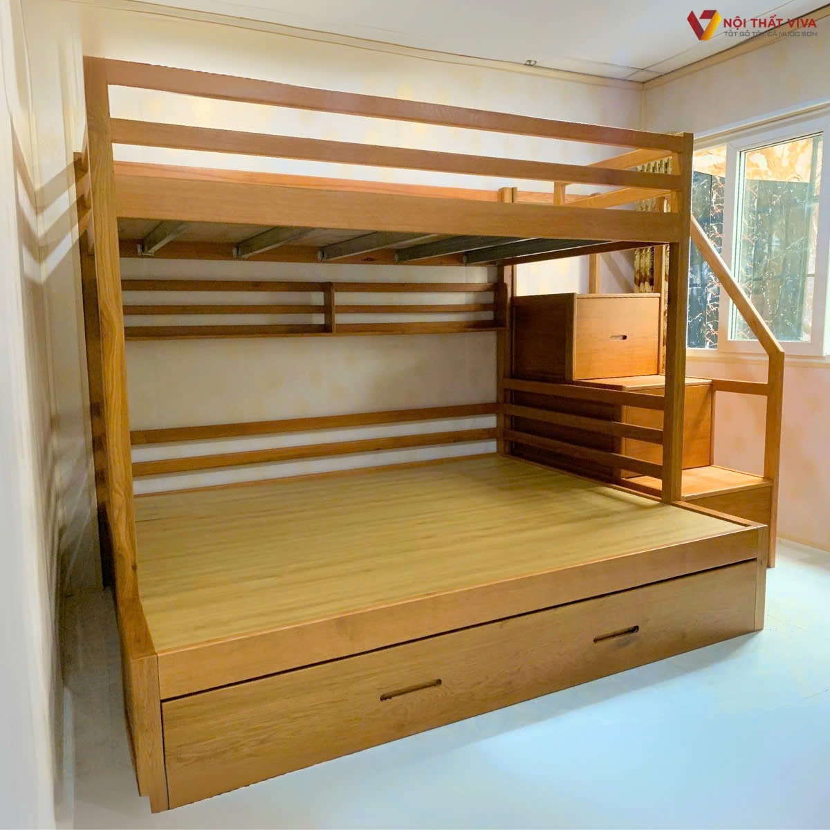 20+ mẫu giường trẻ em 1m2 đẹp, chắc chắn, phù hợp cho bé trai, bé gái