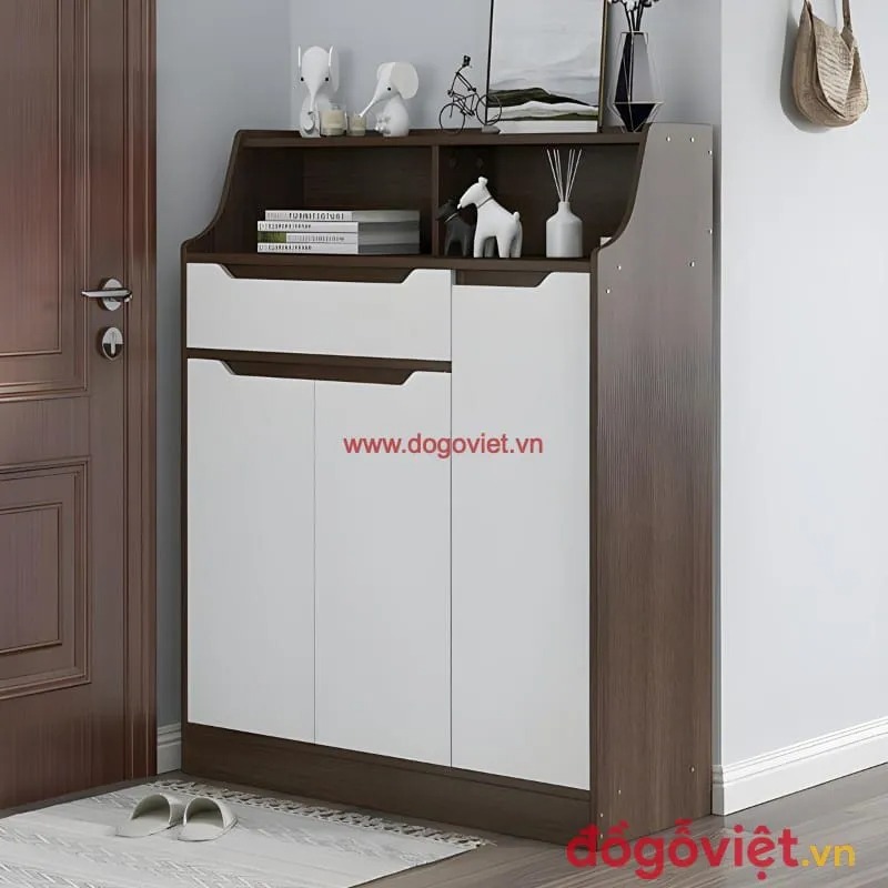 20+ mẫu tủ giày mini tiết kiệm diện tích, thiết kế đẹp và tiện lợi