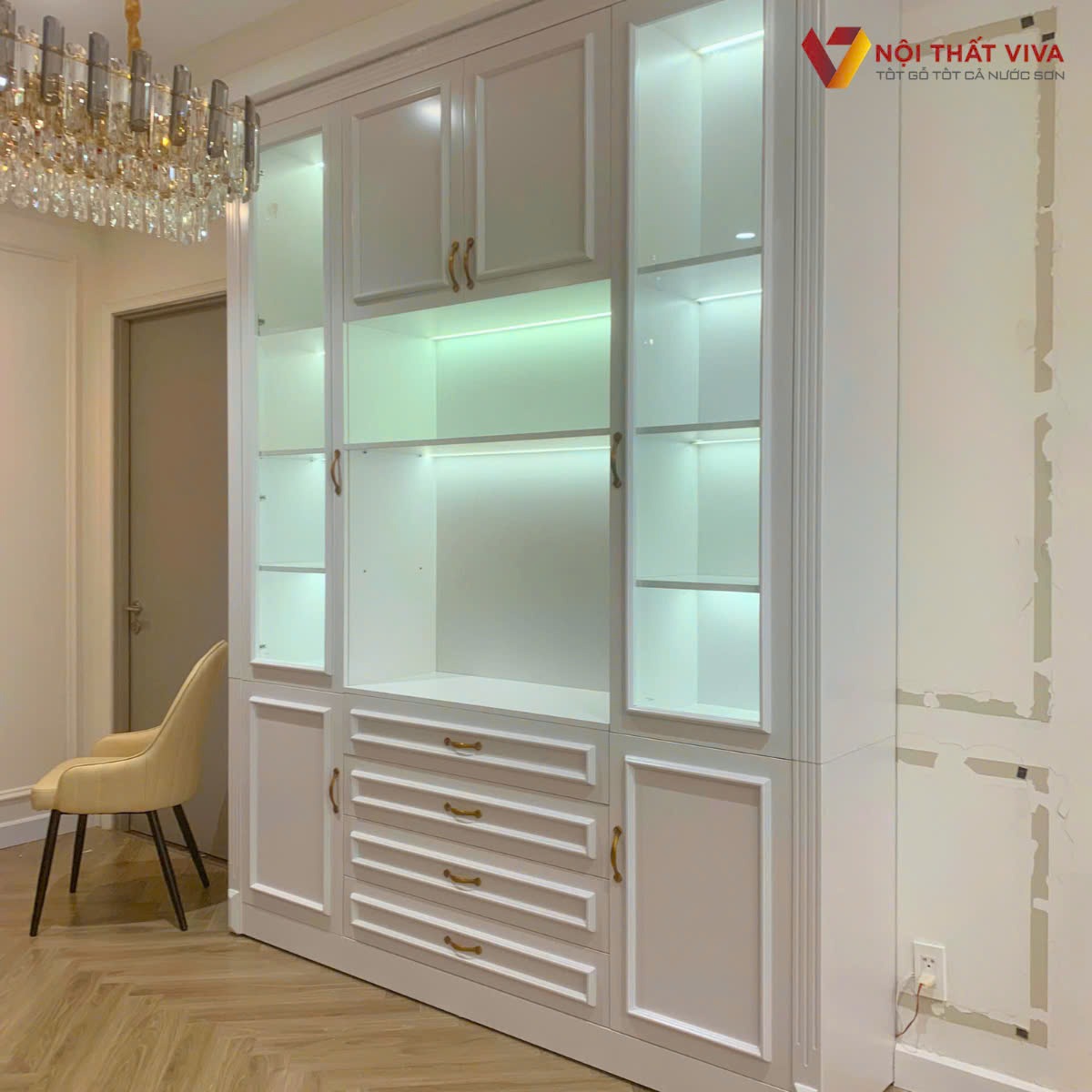 20+ Mẫu tủ rượu t&acirc;n cổ điển đẹp, đẳng cấp, sang trọng nhất hiện nay