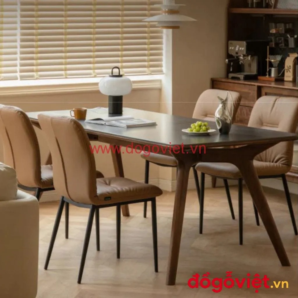 25+ Mẫu bàn ăn 4 ghế gỗ đẹp, giá tận xưởng, đáng mua nhất