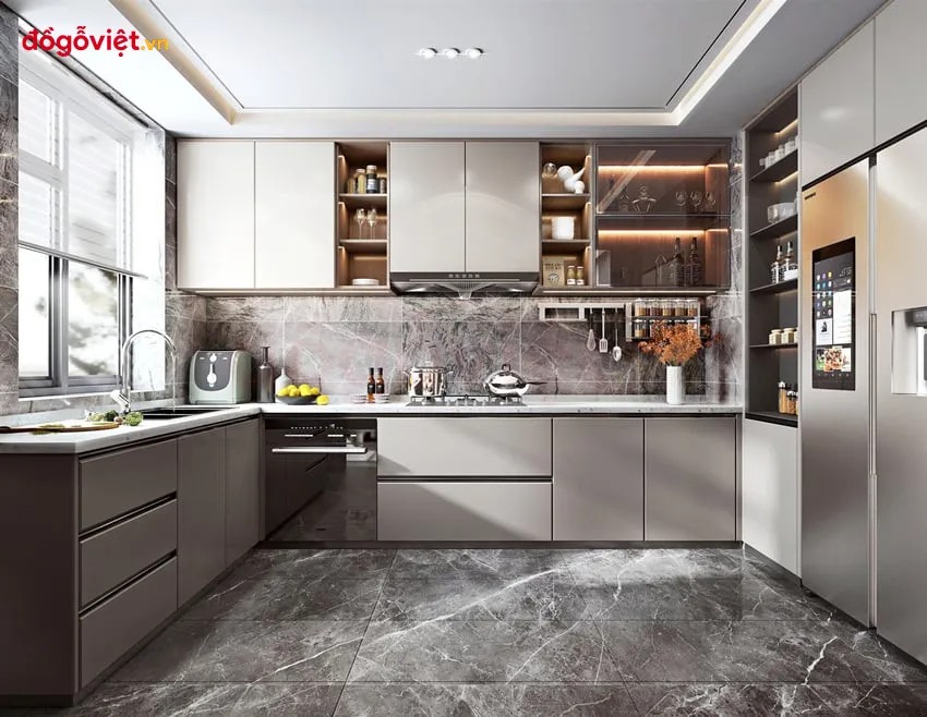 25+ Mẫu tủ bếp giá rẻ, hiện đại đang được ưa chuộng nhất hiện nay