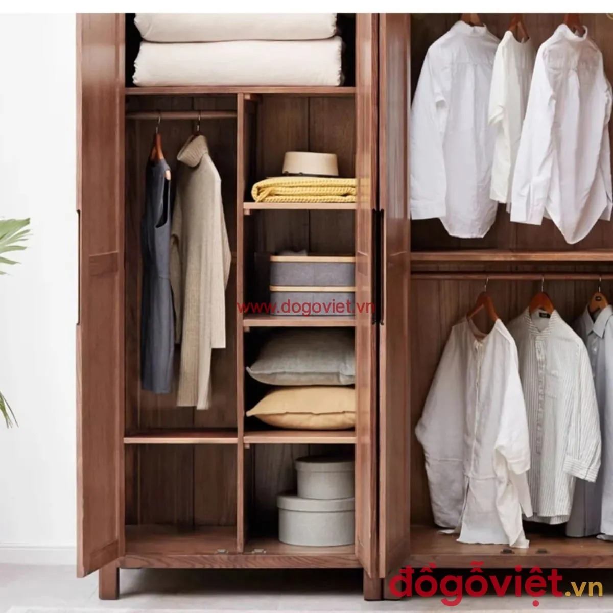 25+ mẫu tủ quần áo gỗ sồi hiện đại, sang trọng cho mọi phòng ngủ