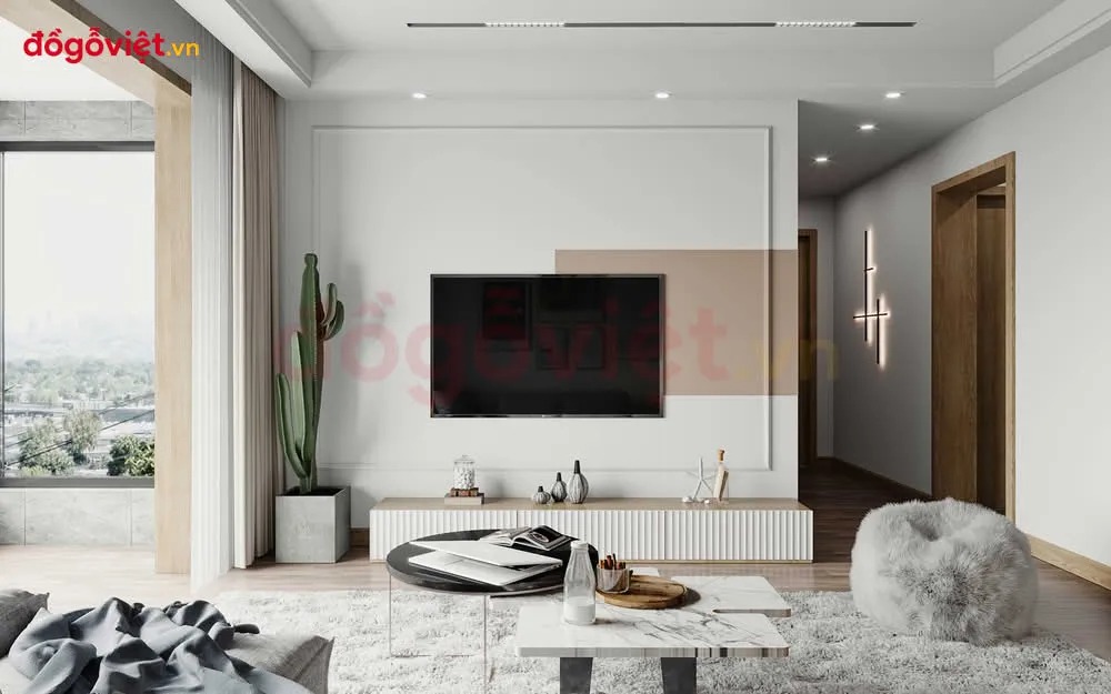 25+ mẫu vách tivi đẹp cho phòng khách hiện đại – xu hướng nội thất mới nhất