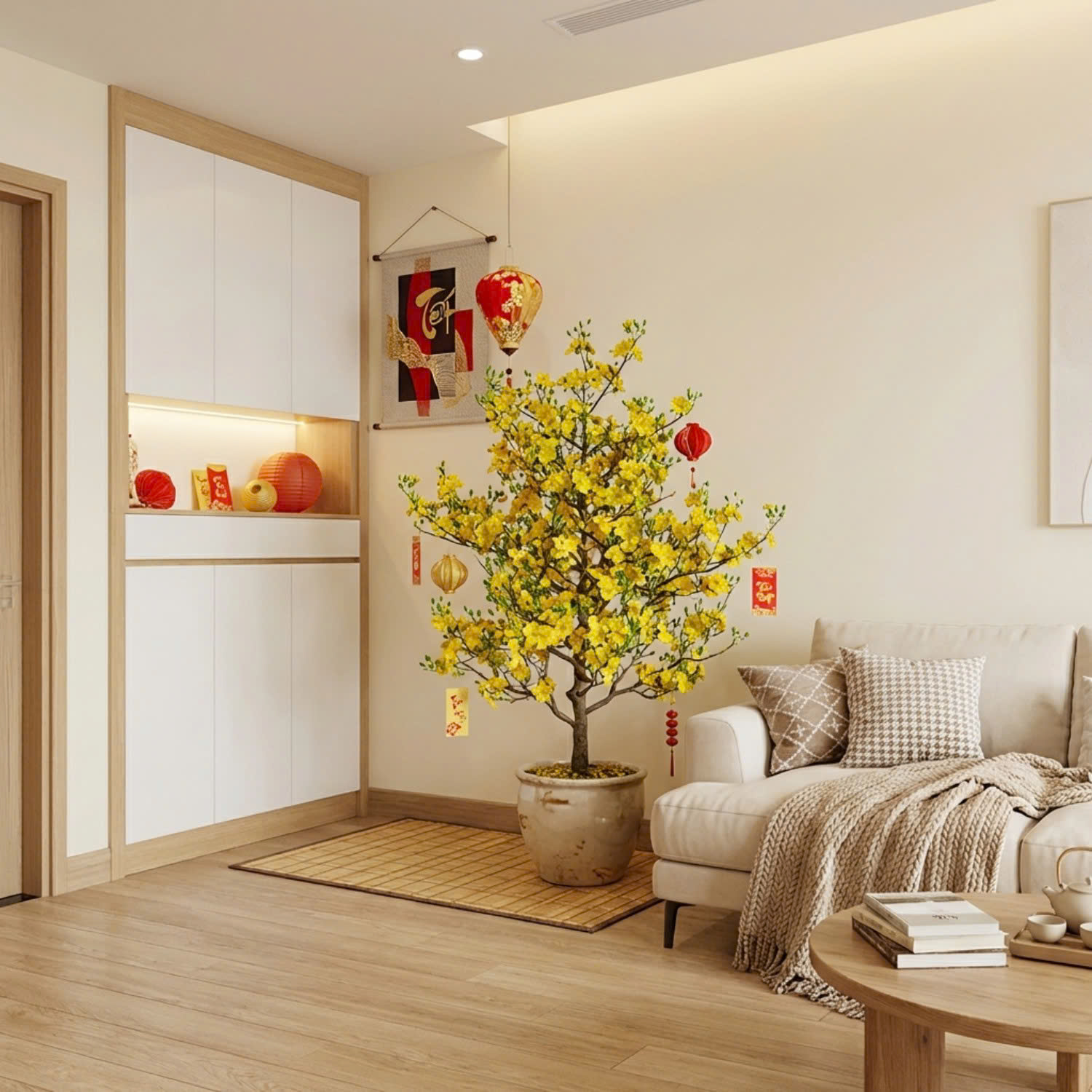 6 bí quyết trang trí nội thất đón Tết 2026 hợp xu hướng, hút tài lộc 6 bí quyết trang trí nội thất đón Tết 2026 hợp xu hướng, hút tài lộc