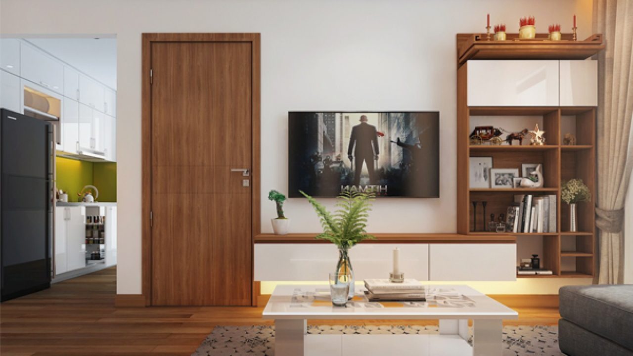 9+ kệ tivi kết hợp bàn thờ đẹp, hiện đại & bố trí đúng chuẩn phong thủy