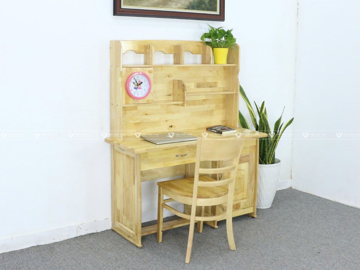 Bàn học gỗ thịt: Xu hướng lựa chọn bền đẹp, an toàn cho bé Bàn học gỗ thịt: Xu hướng lựa chọn bền đẹp, an toàn cho bé