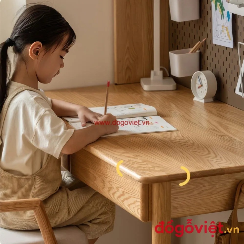Bàn học sinh giá rẻ có tốt không? Những lưu ý khi chọn mua cho bé