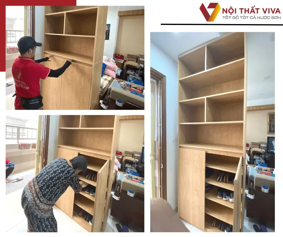 B&aacute;o gi&aacute; tủ gi&agrave;y gỗ mới nhất, mẫu đẹp, thi c&ocirc;ng chuẩn