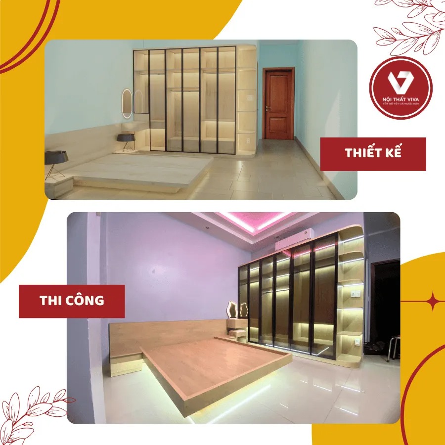 Bí quyết chọn kích thước tủ kính quần áo chuẩn, vừa đẹp vừa hợp phong thủy