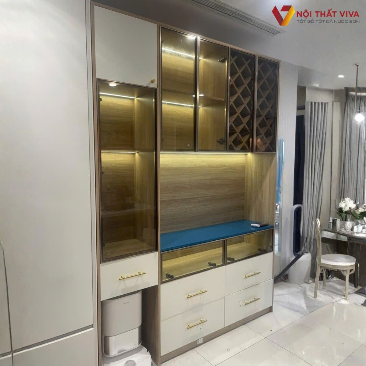 C&aacute;ch chọn mẫu tủ rượu hiện đại sao cho đẹp? Xem ngay c&aacute;c mẫu Hot 