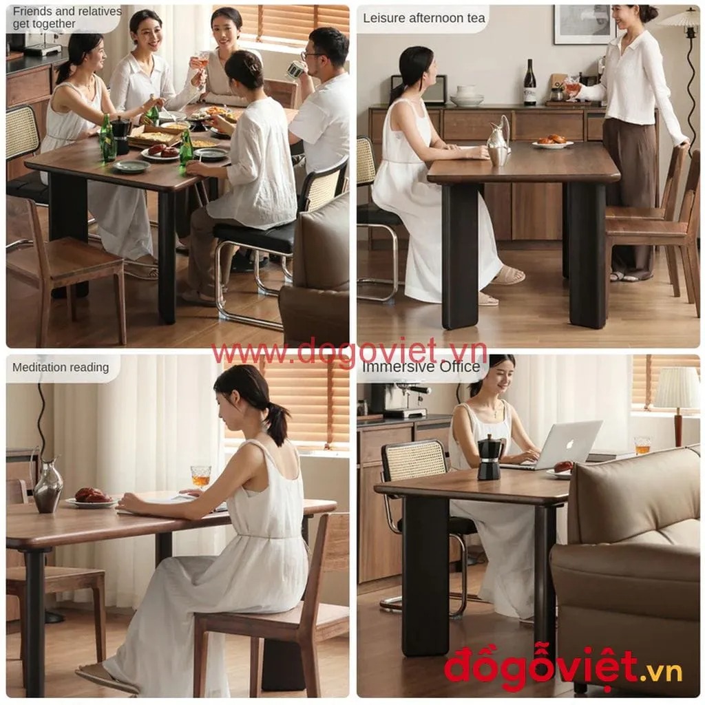 Cập nhật xu hướng bộ bàn ăn 6 ghế gỗ tự nhiên đẹp và bền bỉ nhất