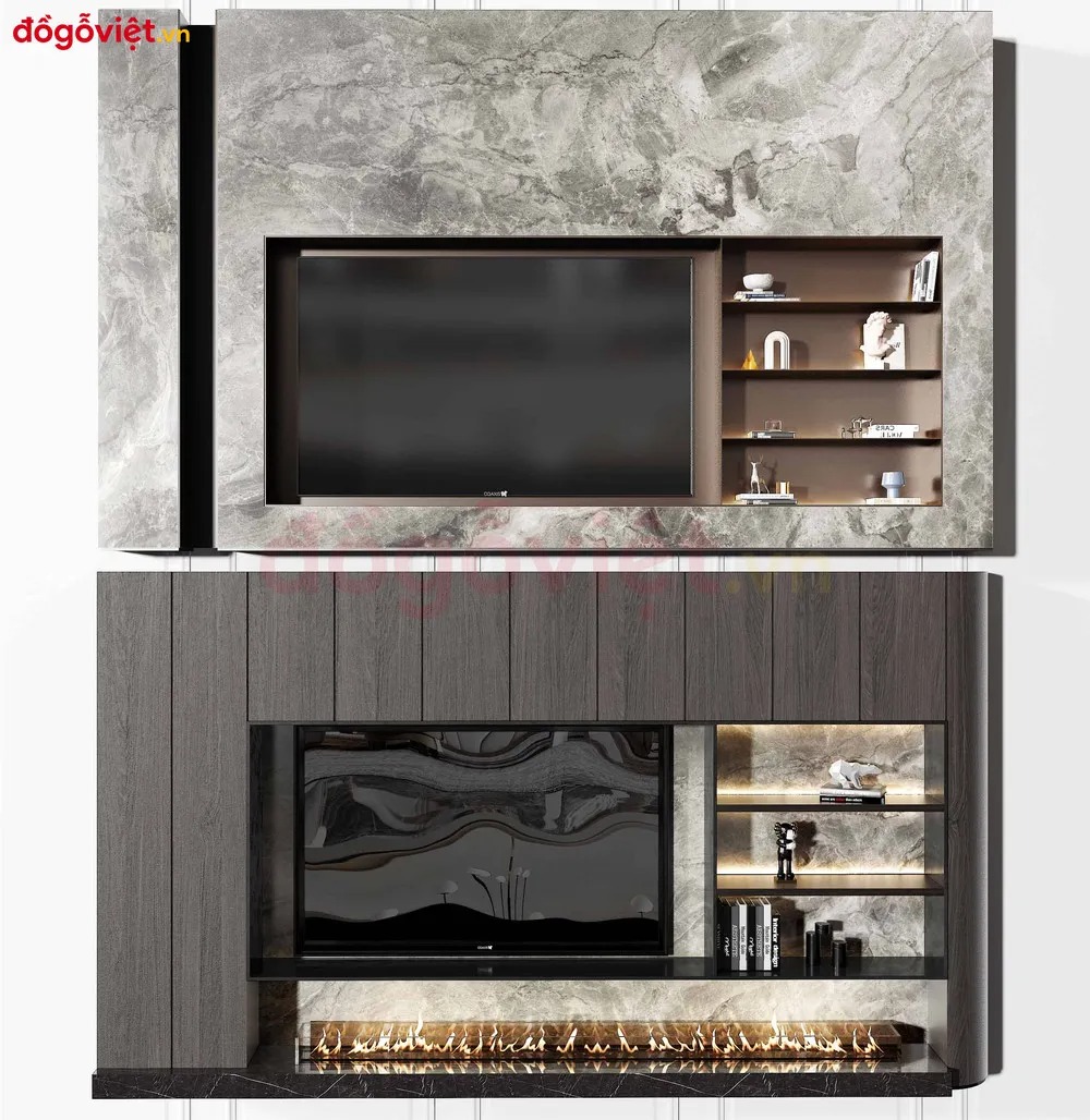 Cập nhật xu hướng trang trí kệ tivi gỗ đẹp và hợp phong thủy nhất