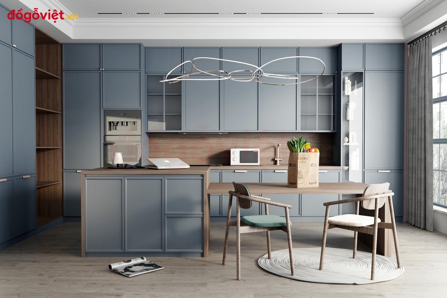 C&oacute; n&ecirc;n l&agrave;m tủ bếp c&oacute; quầy bar? Ph&acirc;n t&iacute;ch ưu điểm thực tế