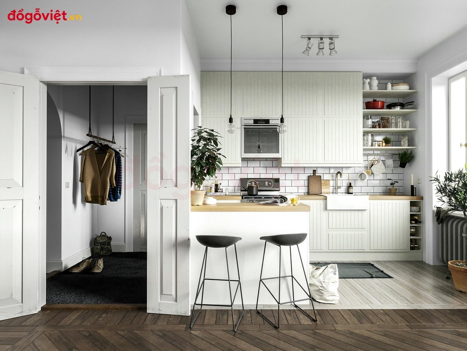 C&oacute; n&ecirc;n l&agrave;m tủ bếp c&oacute; quầy bar? Ph&acirc;n t&iacute;ch ưu điểm thực tế