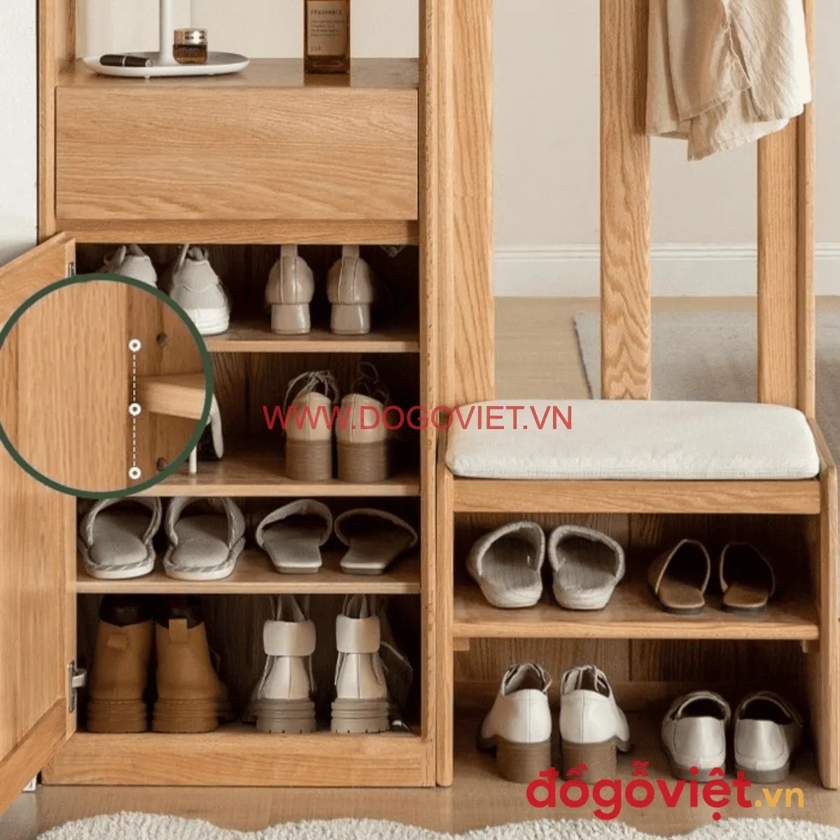 C&oacute; n&ecirc;n mua tủ gi&agrave;y gỗ c&ocirc;ng nghiệp MDF kh&ocirc;ng? Ưu nhược điểm chi tiết 