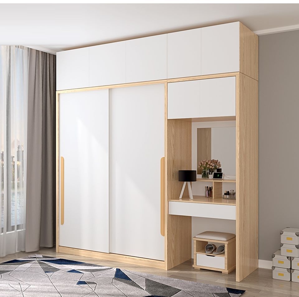 Có nên mua tủ quần áo 4 cánh gỗ công nghiệp? Đánh giá chi tiết & mẫu mới 