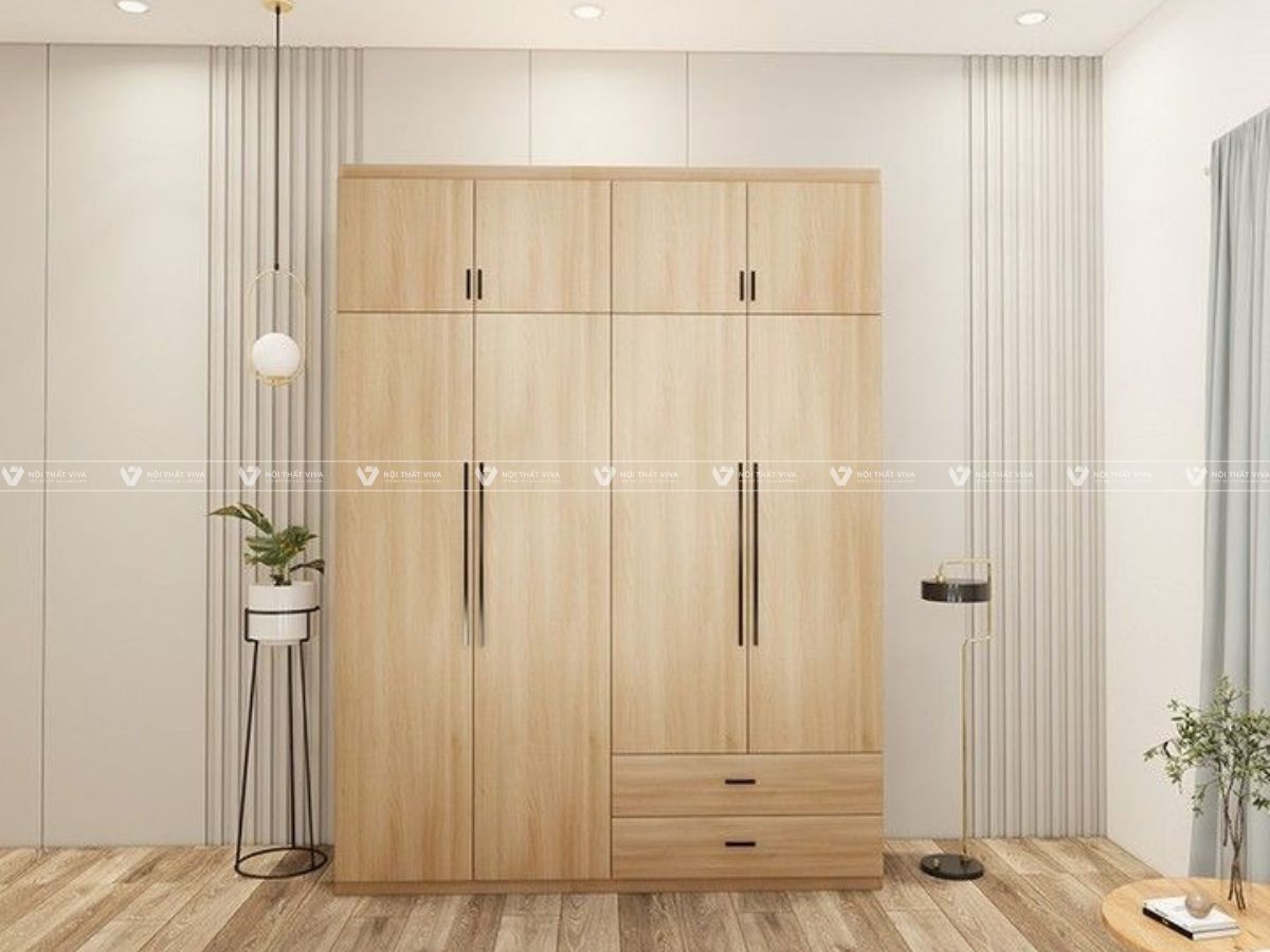 Có nên mua tủ quần áo gỗ cao su? Ưu điểm & kinh nghiệm chọn mua