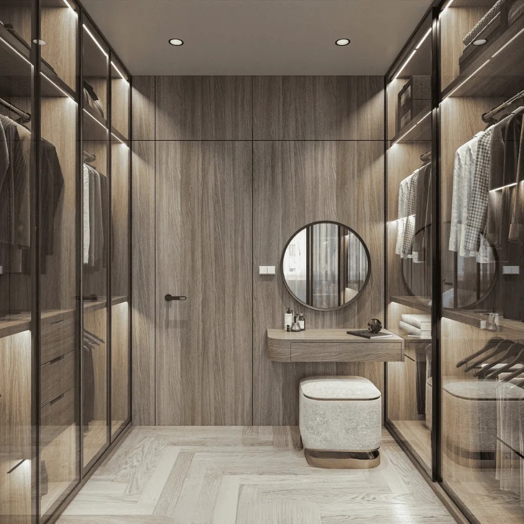 Đóng tủ quần áo chữ U lưu trữ tối ưu phòng ngủ hiện đại tại Kênh Đồ gỗ Việt Đóng tủ quần áo chữ U lưu trữ tối ưu phòng ngủ hiện đại tại Kênh Đồ gỗ Việt