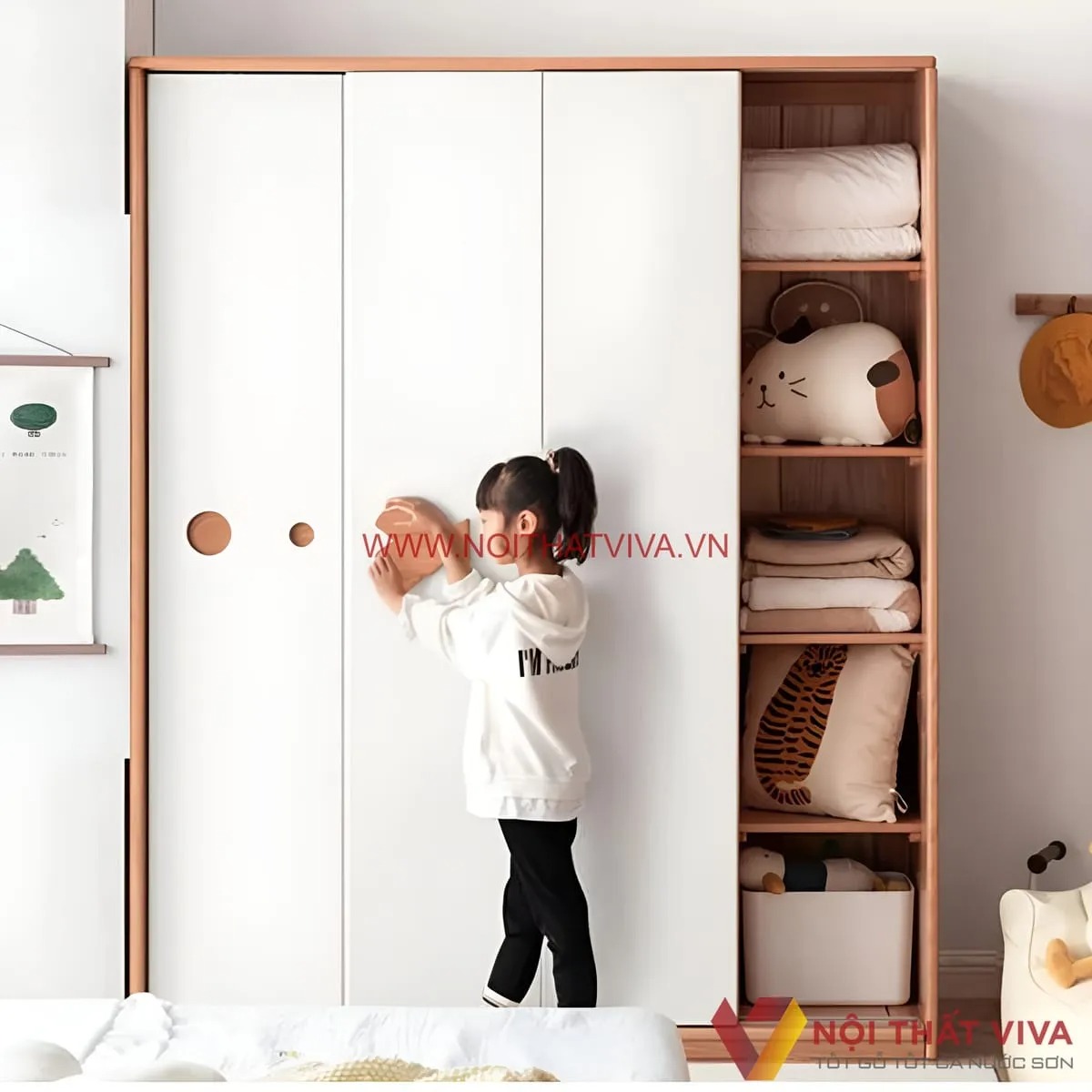 Đừng mua tủ quần áo bé gái khi bạn chưa đọc 4 kinh nghiệm này