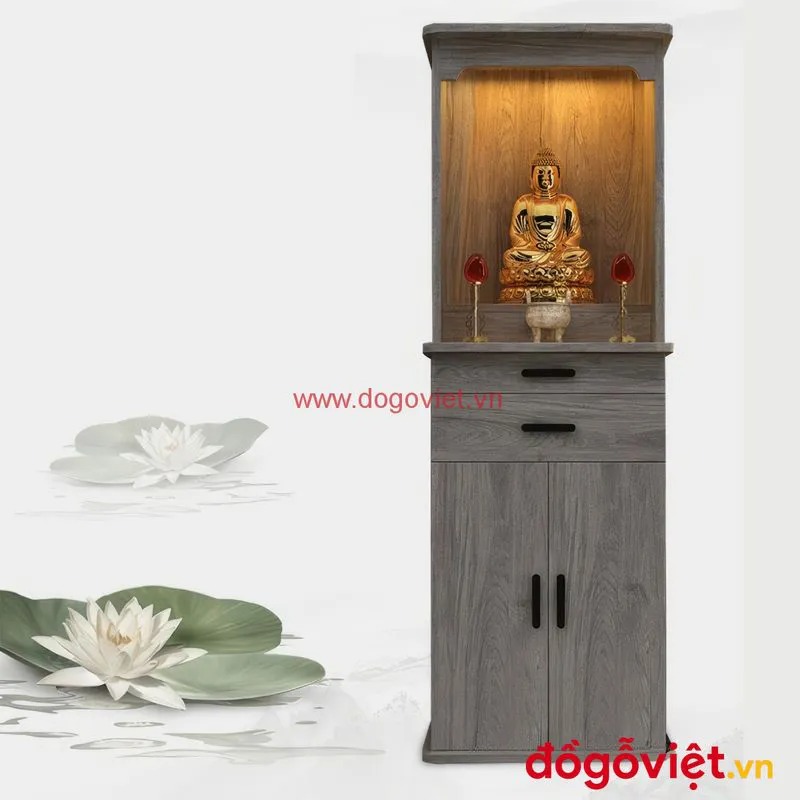 Giá tủ thờ gỗ công nghiệp bao nhiêu? Các yếu tố ảnh hưởng đến giá bạn cần biết