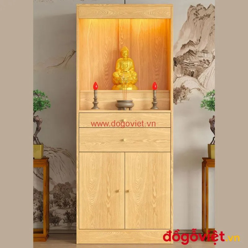 Giá tủ thờ gỗ công nghiệp bao nhiêu? Các yếu tố ảnh hưởng đến giá bạn cần biết