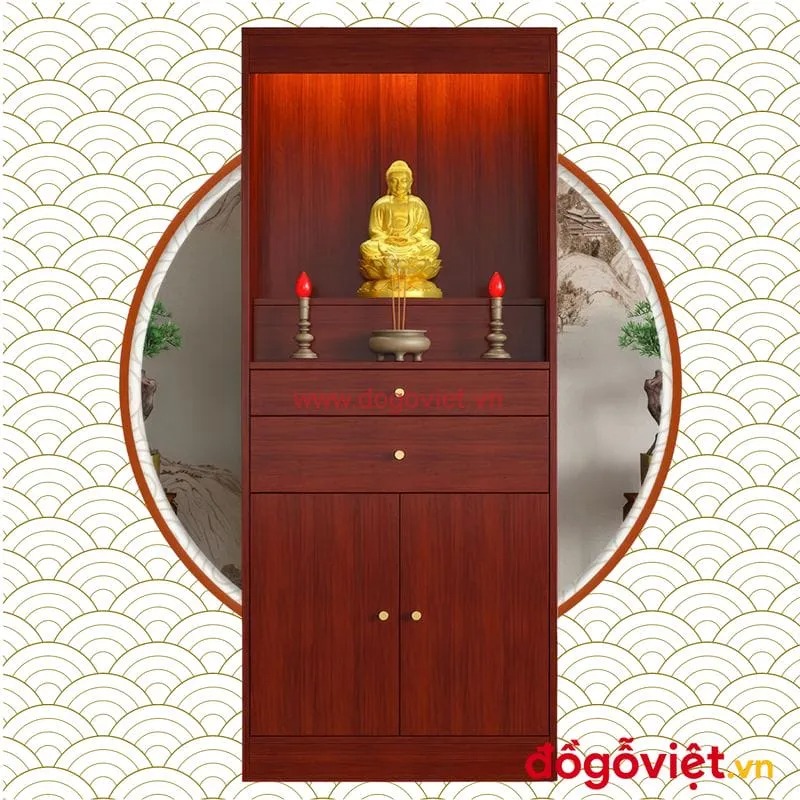 Giá tủ thờ gỗ công nghiệp bao nhiêu? Các yếu tố ảnh hưởng đến giá bạn cần biết