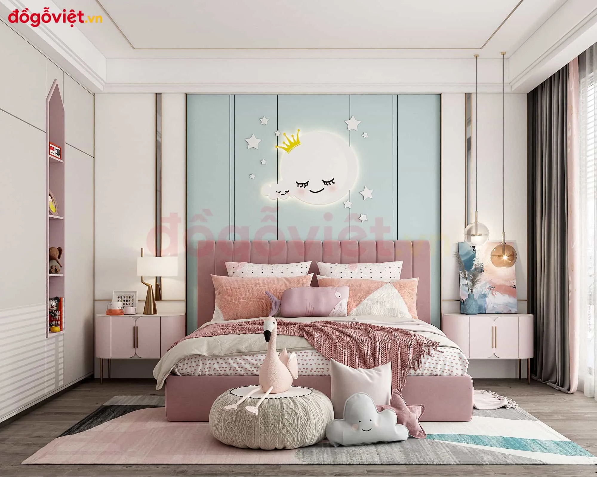 Giường ngủ cho bé gái 10 tuổi siêu dễ thương, xu hướng & mẹo chọn chuẩn