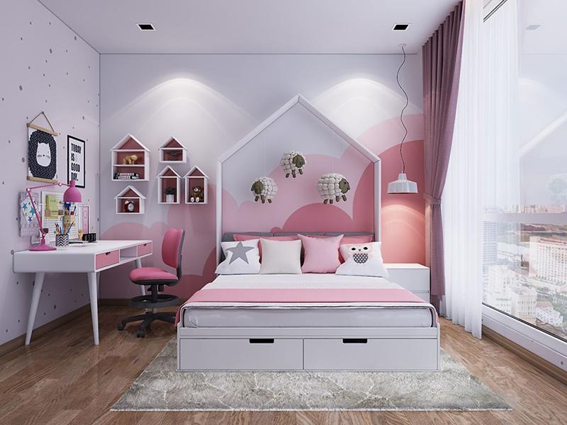 Giường ngủ cho bé gái 10 tuổi siêu dễ thương, xu hướng & mẹo chọn chuẩn