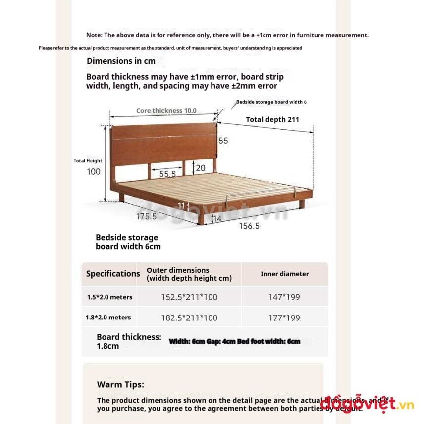 Khung nan giường chịu lực cao cấp
