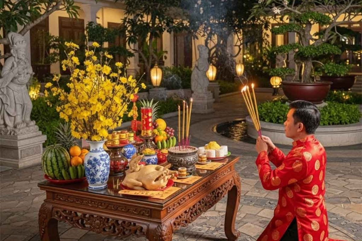 Hướng dẫn cúng giao thừa Bính Ngọ 2026 đúng phong tục truyền thống Hướng dẫn cúng giao thừa Bính Ngọ 2026 đúng phong tục truyền thống