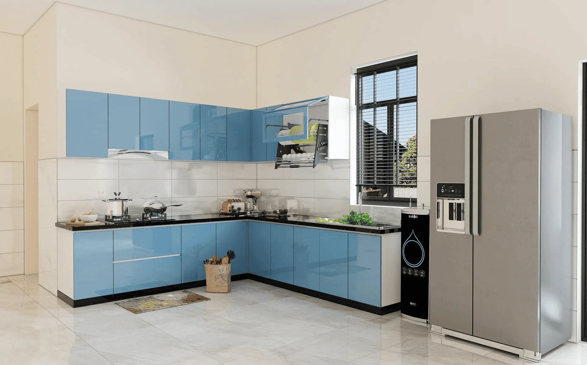 Kênh Đồ Gỗ Việt đóng tủ bếp Acrylic theo yêu cầu, chuẩn đẹp hiện đại Kênh Đồ Gỗ Việt đóng tủ bếp Acrylic theo yêu cầu, chuẩn đẹp hiện đại