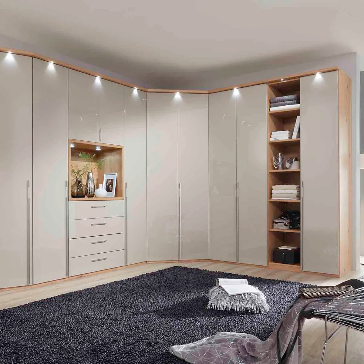 Kênh Đồ Gỗ Việt gia công tủ quần áo góc vuông theo yêu cầu, đẹp chuẩn Kênh Đồ Gỗ Việt gia công tủ quần áo góc vuông theo yêu cầu, đẹp chuẩn