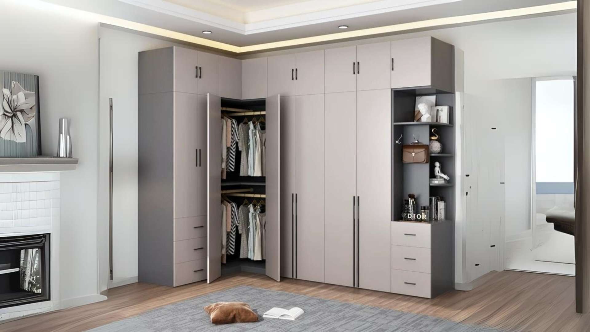 Kênh Đồ Gỗ Việt gia công tủ quần áo góc vuông theo yêu cầu, đẹp chuẩn Kênh Đồ Gỗ Việt gia công tủ quần áo góc vuông theo yêu cầu, đẹp chuẩn